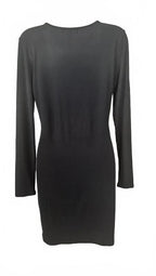 Derek Heart Black Ribbed Bodycon Dress M