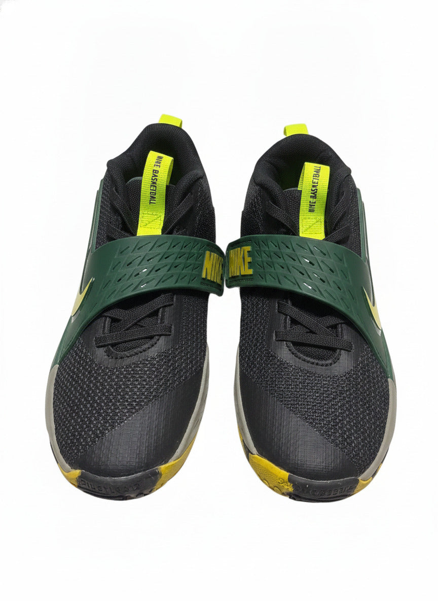 Nike Boys Basketball Shoes Green Yellow Black Size 10