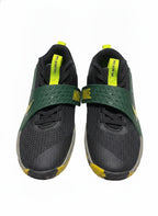 Nike Boys Basketball Shoes Green Yellow Black Size 10