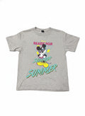Gildan Heavy Cotton Disney Mickey Mouse Ready for Summer Youth T-Shirt Medium