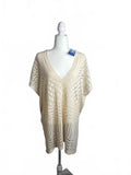 Cupshe Cream Crochet Cover Up Size M NWT