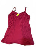 Apt. 9 Women’s Burgundy Adjustable Strap Cami Tank Top Size L NWT