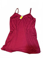 Apt. 9 Women’s Burgundy Adjustable Strap Cami Tank Top Size L NWT