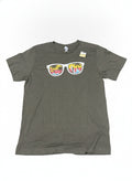 L.A.T Apparel Youth Large Olive Green Graphic T-Shirt