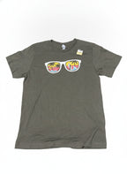 L.A.T Apparel Youth Large Olive Green Graphic T-Shirt