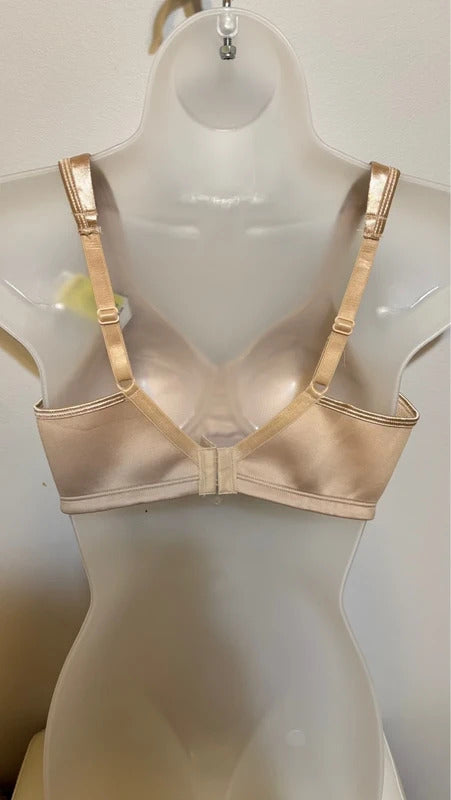 Playtex 4803 Wirefree Full Coverage Bra 36B Nude/Beige