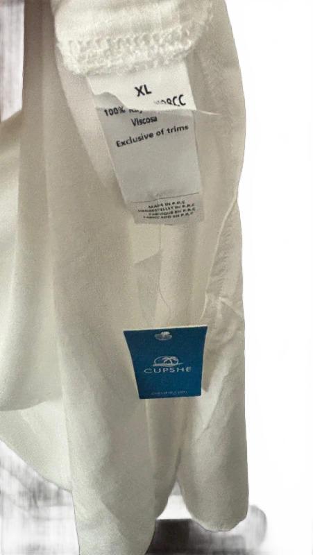 Cupshe White Cover-Up Maxi Dress NWT XL