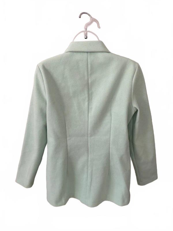 WREN New York Women’s Mint Green Blazer Jacket Size Medium Soft Tailored