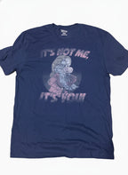 Disney Gildan Softstyle Navy Blue Graphic T-Shirt Size L