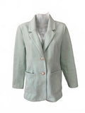 WREN New York Women’s Mint Green Blazer Jacket Size Medium Soft Tailored
