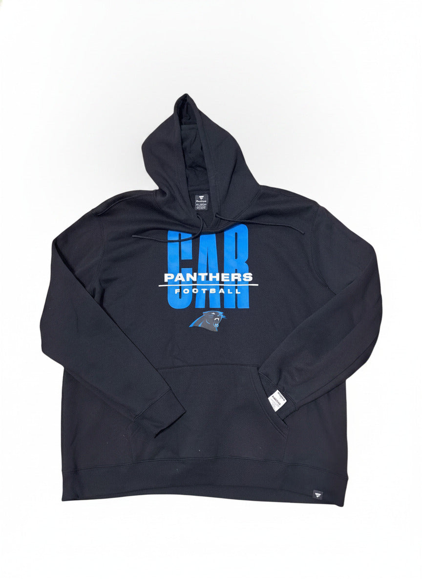 Carolina Panthers Black Football Hoodie 2XL