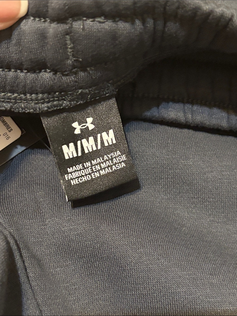 Under Armour Navy Joggers with White Graphic
