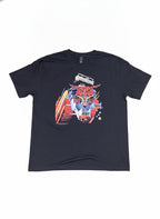 Gildan Softstyle Black Graphic T-Shirt XL
