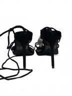Lulu’s Simonee Black Strappy High Heel Sandals Size 8.5 New in Box