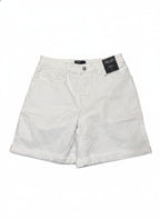 Simply Vera Vera Wang Mid-Rise White Shorts Size 6