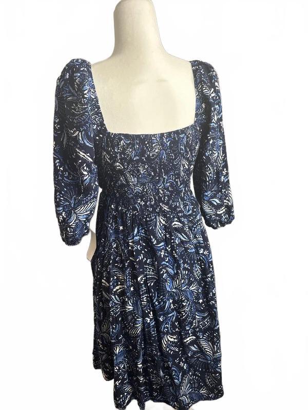 U Wish Blue Floral Mini Dress Size L