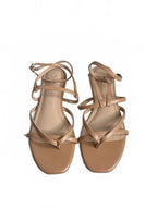 Journee Collection Serissa Strappy Flat Sandals Tan Women’s Size 8M