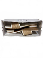 croft & barrow White Raffia-Trim Slide Mules