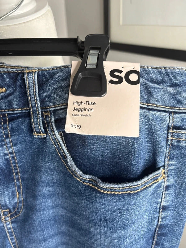 SO high rise jeggings