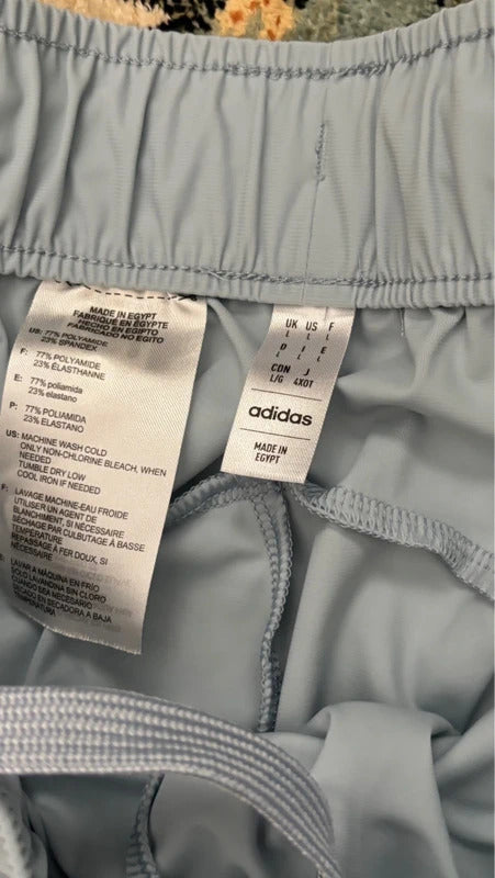 Adidas Light Blue Jogger Pants L