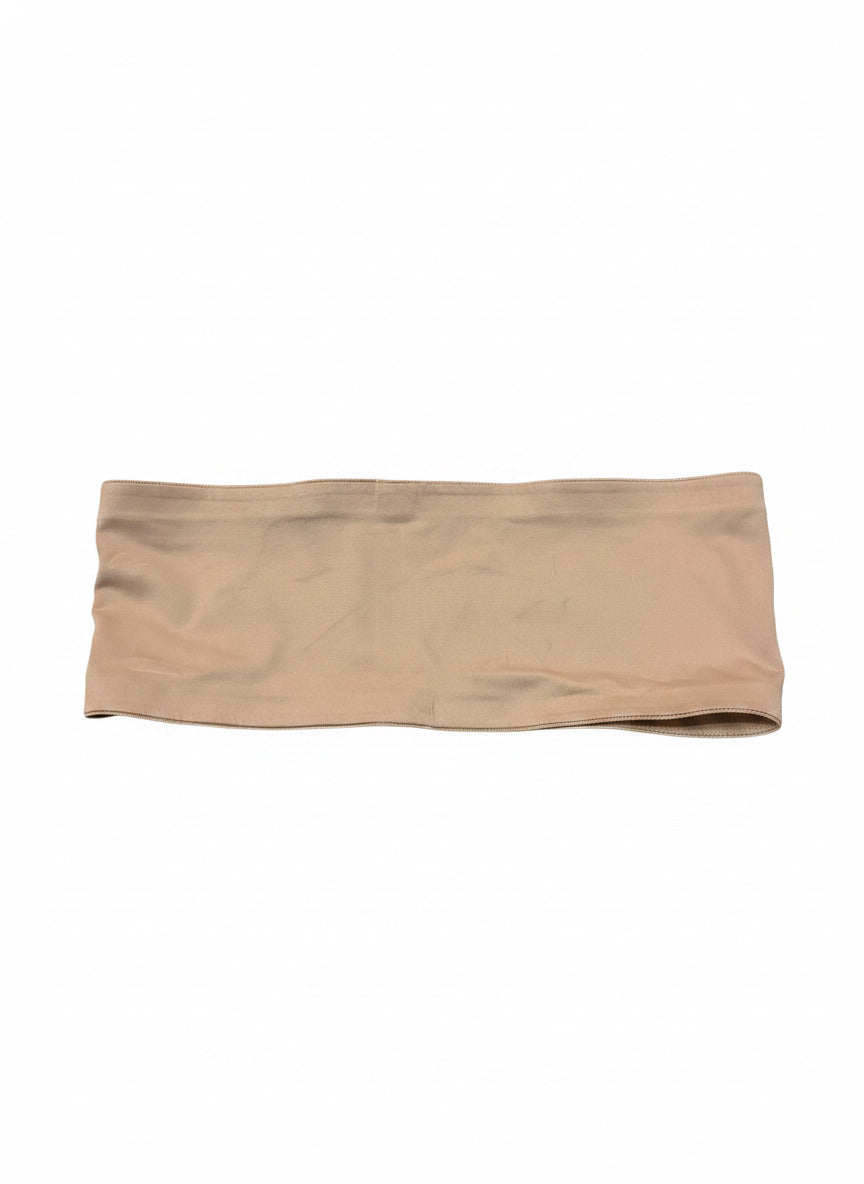 Naomi & Nicole Beige Strapless Bandeau Bra Size M