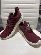 Adidas Cloudfoam Comfort Burgundy Athletic Sneakers