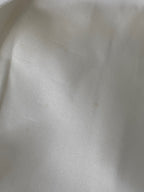 Elegant White Single-Button Blazer with Decorative Crystal Button