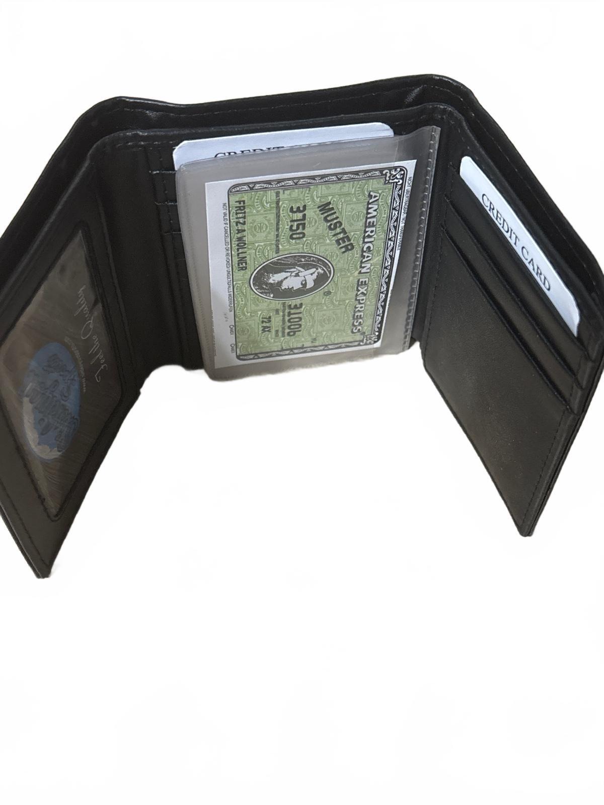 Virginia Tech VT Black Bi-Fold Wallet