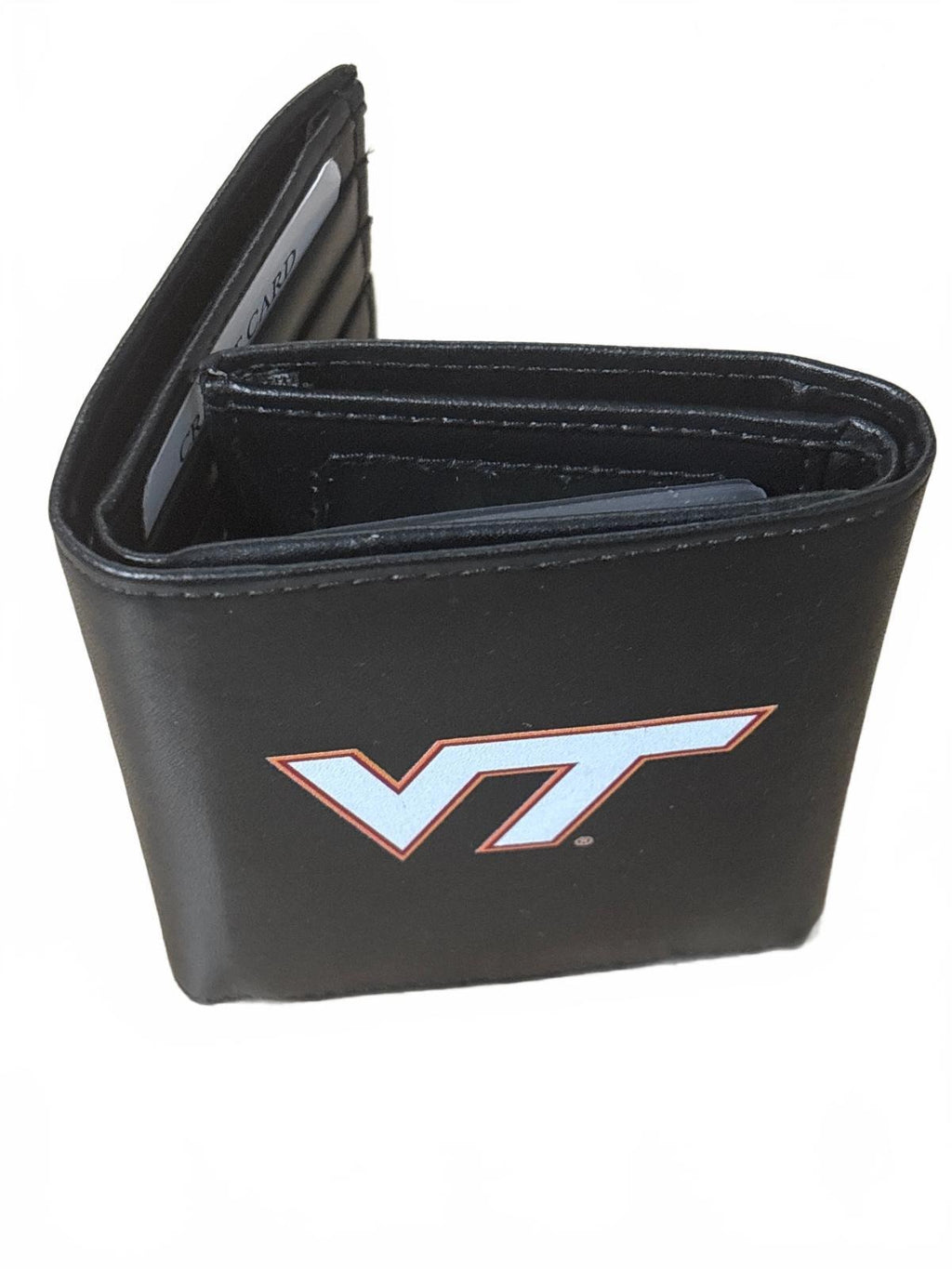 Virginia Tech VT Black Bi-Fold Wallet