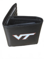 Virginia Tech VT Black Bi-Fold Wallet