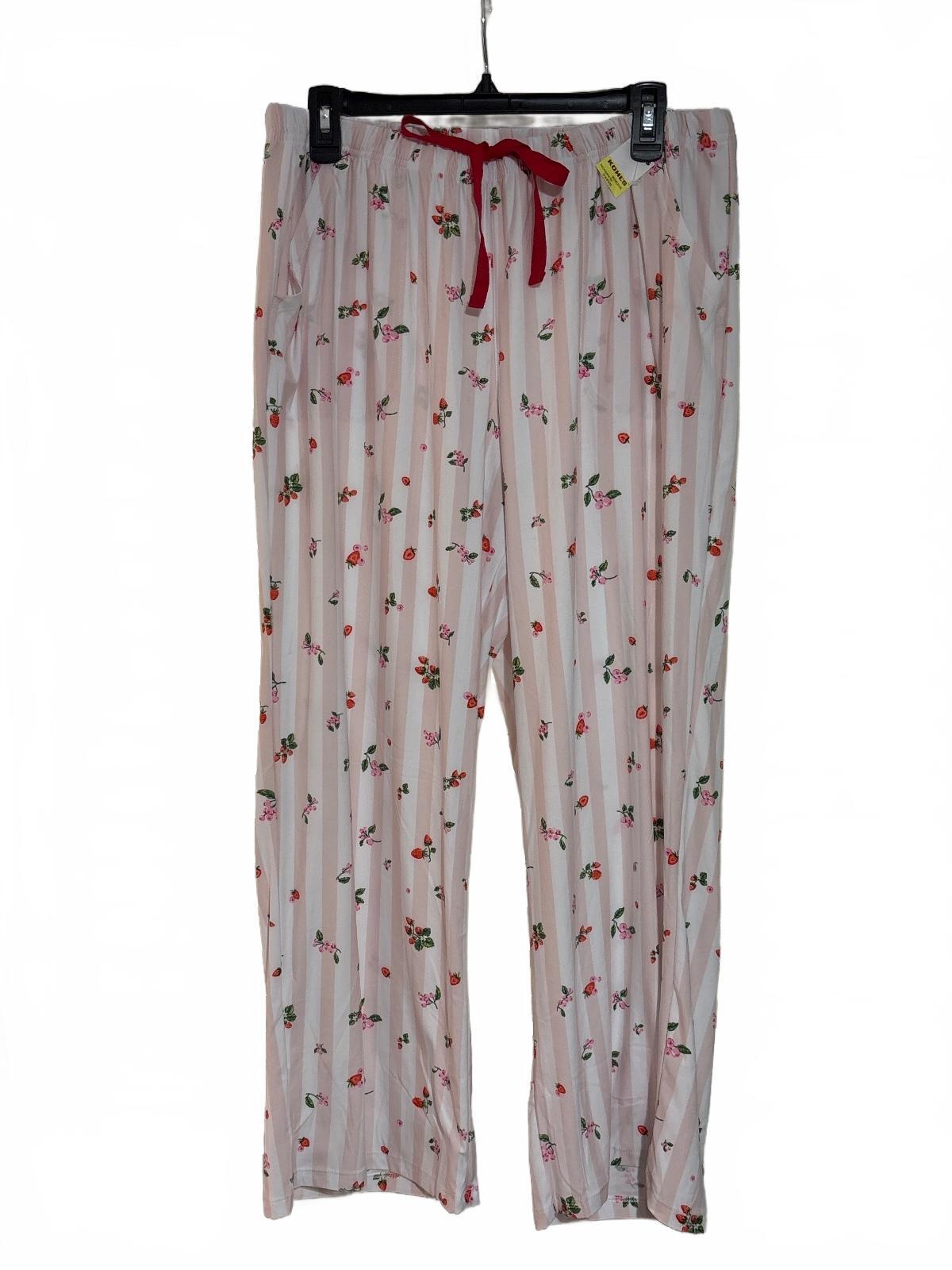 Kohl's Women's Floral Print Pajama Pants with Drawstring Waist