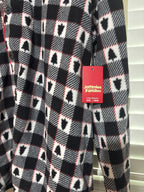 Jammies Families Men's XXL Black and White Checkered Pajama Set