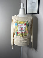 Light Cream Christmas Sweatshirt size M