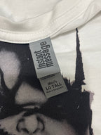 Instant Message Men's Hereee's Chucky Graphic T-Shirt Large Tall White