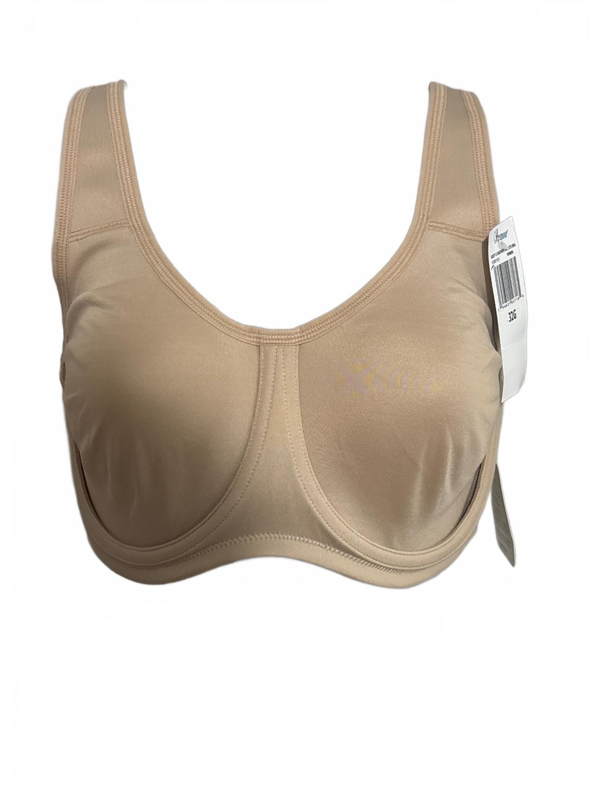 Paramour Body & Underwire Sports Bra Size 32G Nude