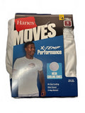 Hanes Moves X-Temp Performance Mesh Cooling Zone T-Shirt, Size Small
