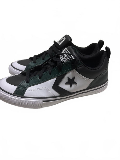 Converse All Star Low Top Sneakers Black Green White Size 4 US