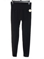 EZ by Nina Leonard Black Stretch Leggings, Size M