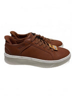 Skechers Slip-Ins Brown Leather Sneakers Men's Casual Shoes