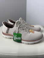 Skechers Slip-Ins Women's Beige Vegan Sneakers Size US 8