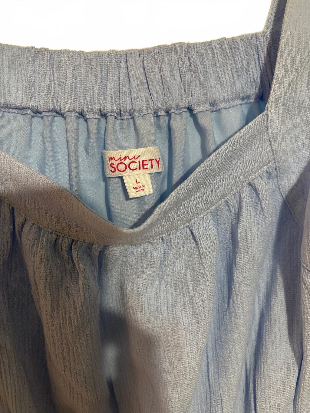 Light Blue Sleeveless Girls Dress Size Large