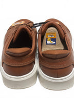 Skechers Slip-Ins Brown Leather Sneakers Men's Casual Shoes