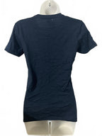Next Level Apparel Women's Merry Christmas Navy Blue T-Shirt Size Small