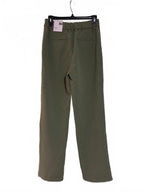 SO Mid-Rise Straight Leg Pants in Olive Green, Size S