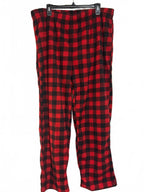 Men's XL Red and Black Buffalo Plaid Pajama Pants