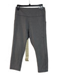 Tek Gear Ultrastretch Capri High Rise Leggings Size L Gray
