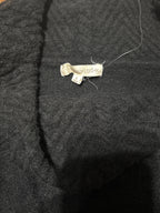 Rewind Black Long Sleeve Sweater with Cowl Neck Size M