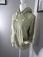 Puma Women's Light Olive Green Hoodie Size L