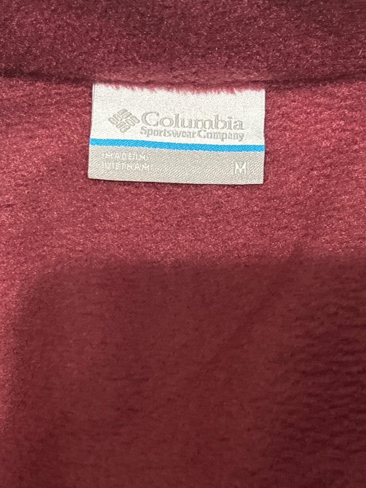 Columbia Women's Burgundy Fleece Pullover, Medium