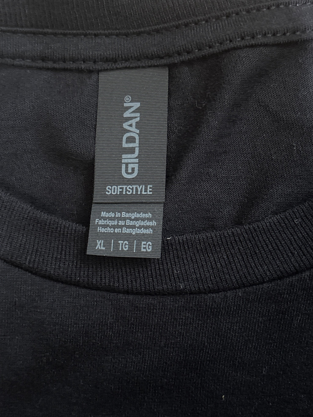 Gildan Softstyle XL Black Graphic T-Shirt Nightmare 3 Design